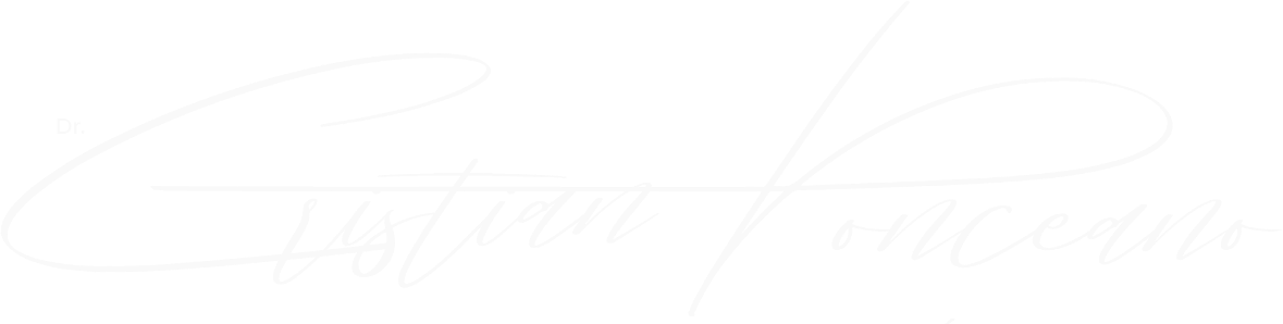 Firma manuscrita del Dr. Cristian Ponceano